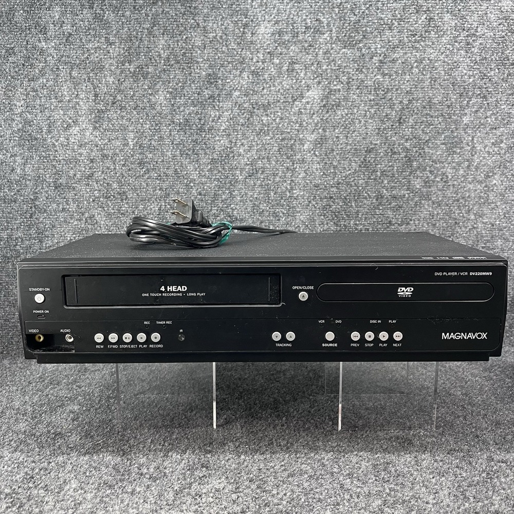 Magnavox DV220MW9 VHS DVD Combo Player No Remote DVD Works VHS Doesn't Work